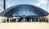 Entrance to Canary Wharf Tube Station, London